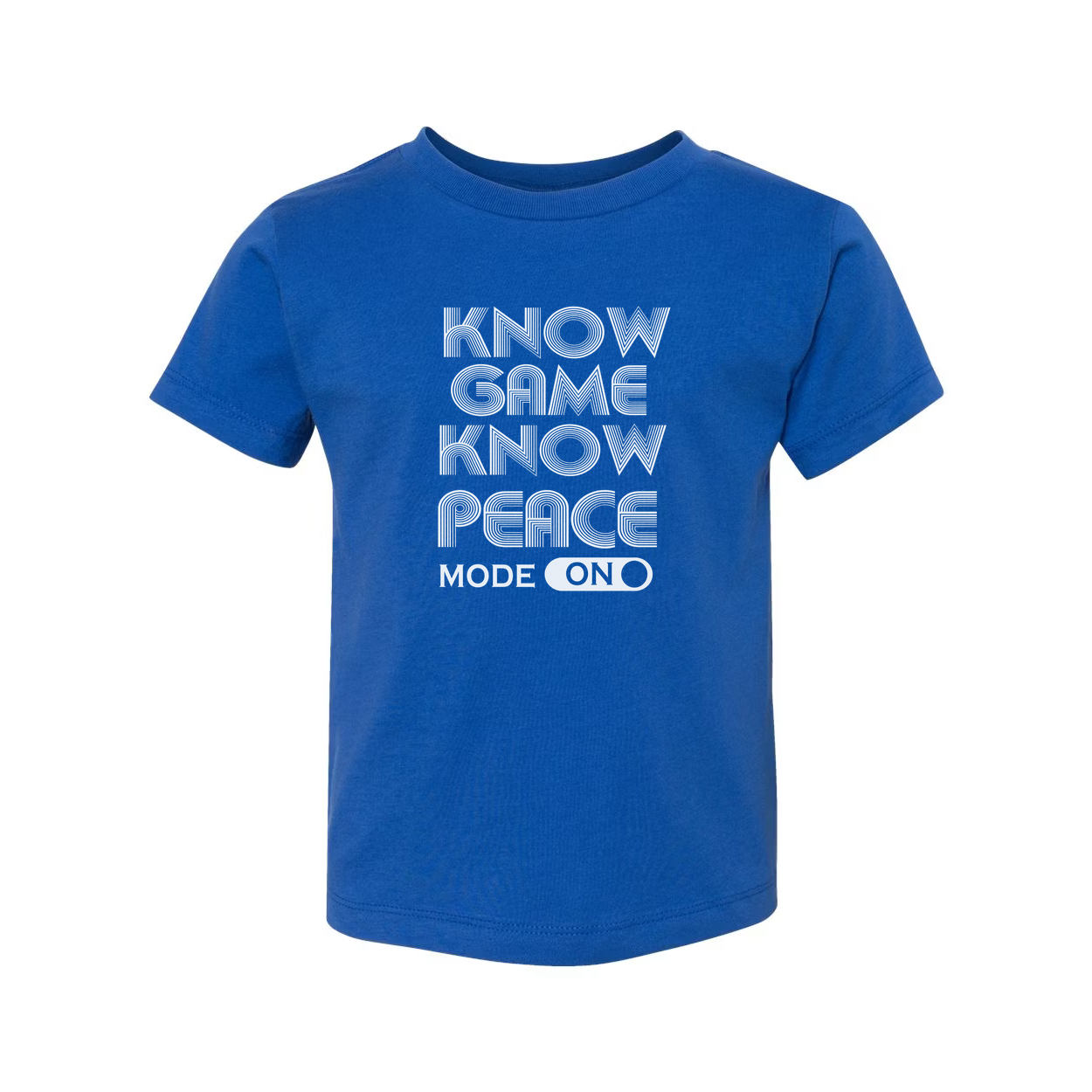 Unisex Gamer T Shirt Featuring Know Game Know Peace Mode On Print Graphic Tee Design Edition