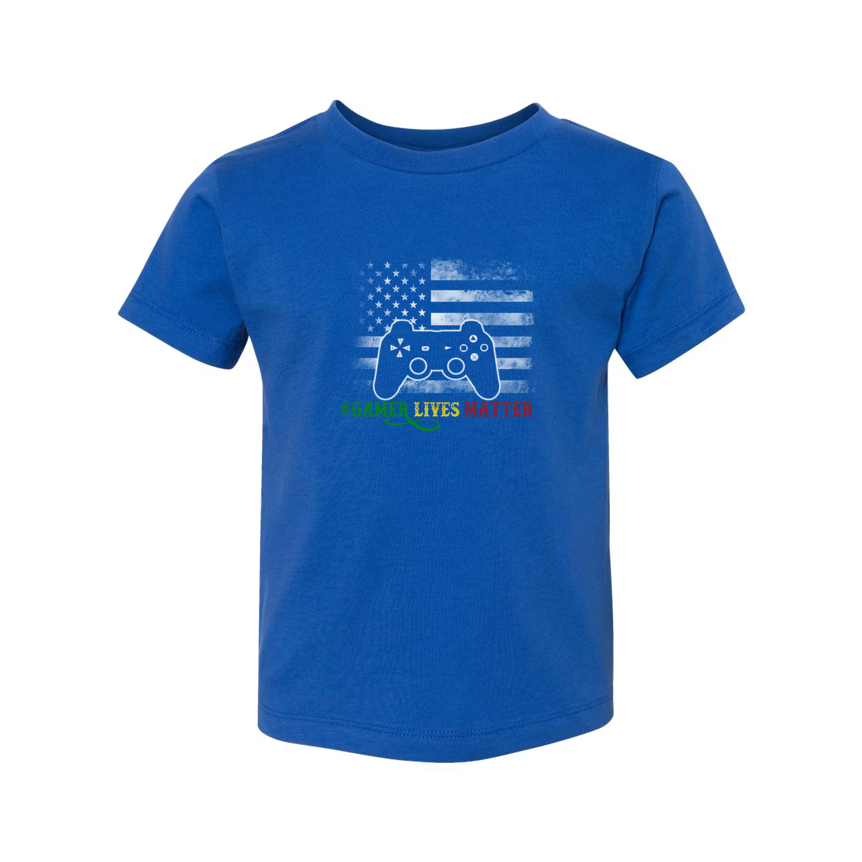 Gamer Lives Matter Graphic T Shirt With Controller Icon For Gamers Unisex Short Sleeve