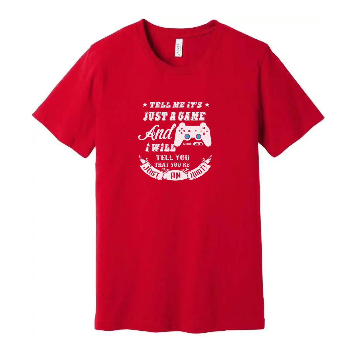 Unisex Gamer Graphic Tee With Controller Design And Humorous Gaming Quote For Men And Women