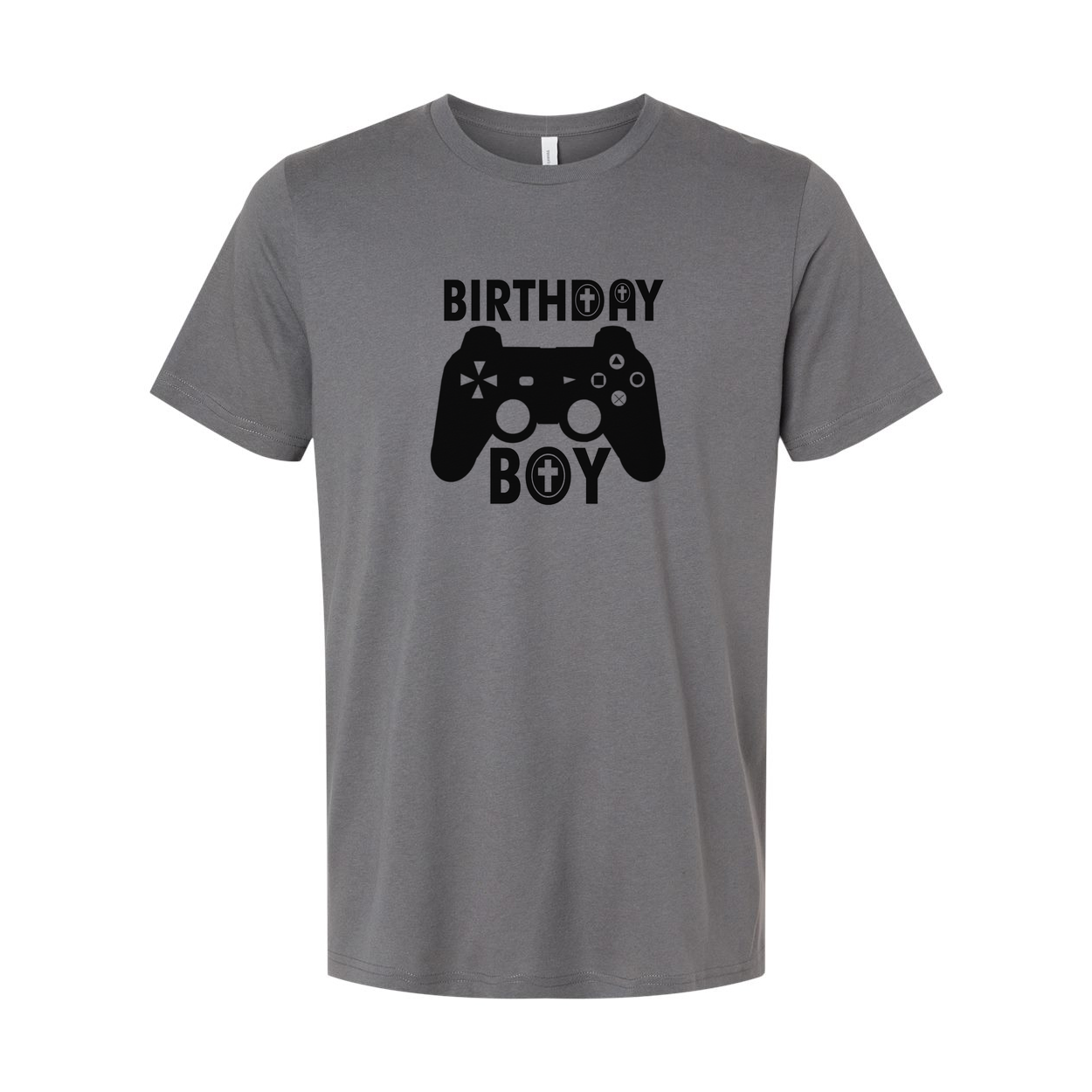 Birthday Boy Gamer Graphic Tee For Unisex Adults Video Game Themed Shirt With Bold Icons