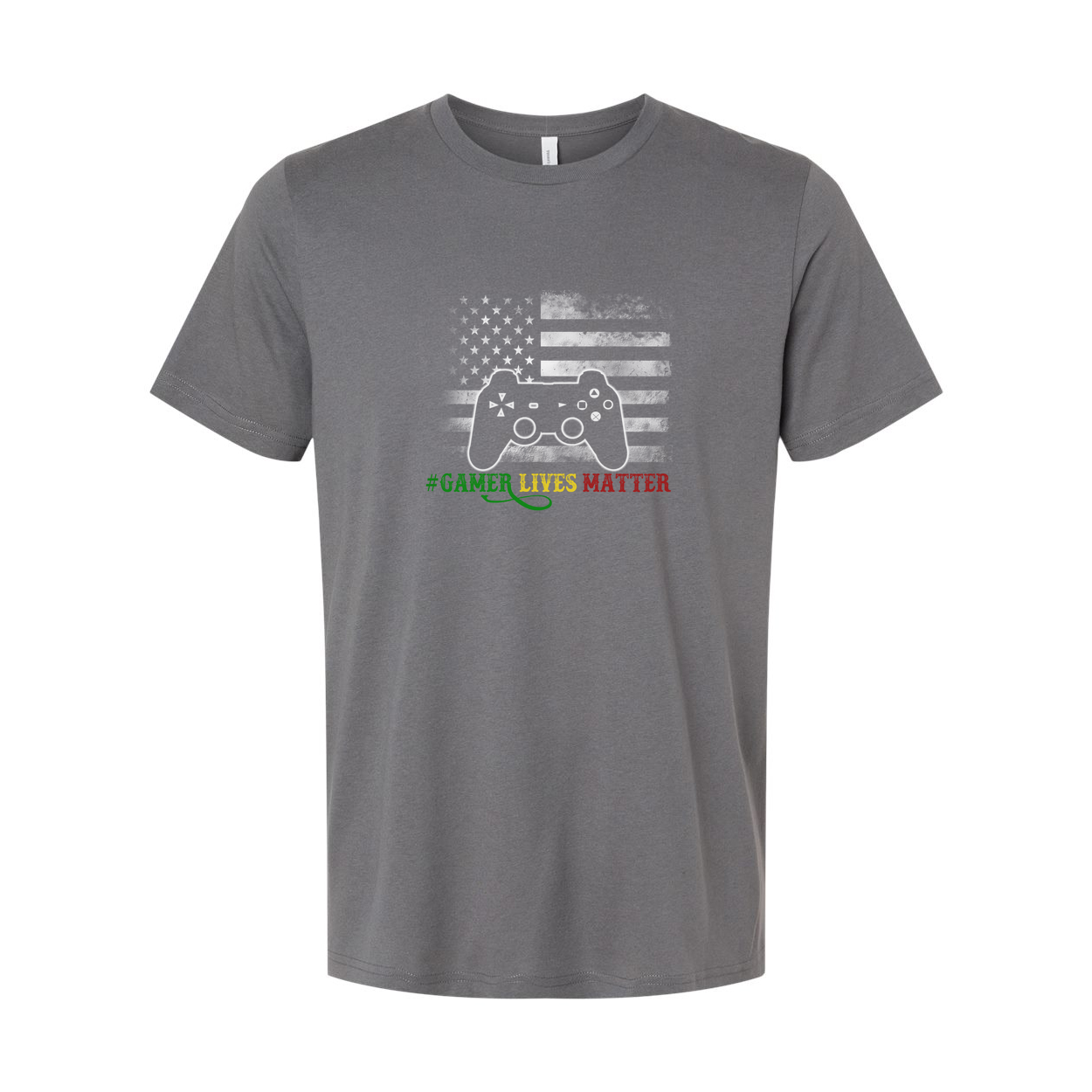 Gamer Lives Matter Graphic T Shirt With Controller Icon For Gamers Unisex Short Sleeve