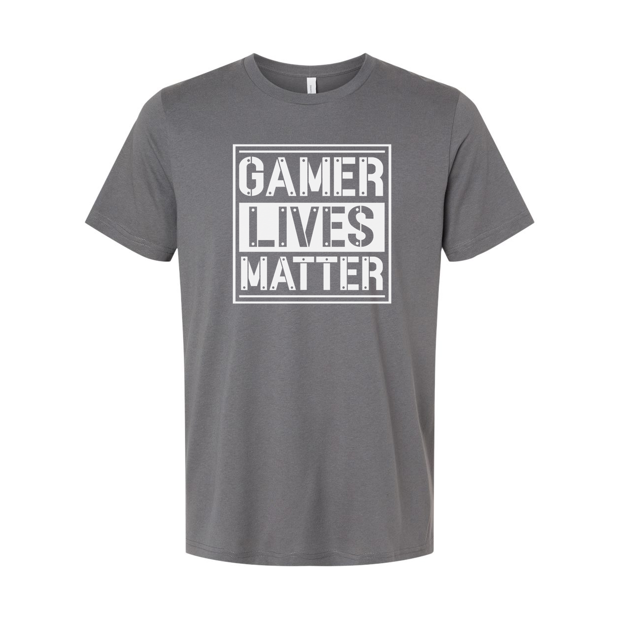Gamer Lives Matter Graphic Tee For Unisex Adults Casual Short Sleeve Shirt Made With Soft Fabric