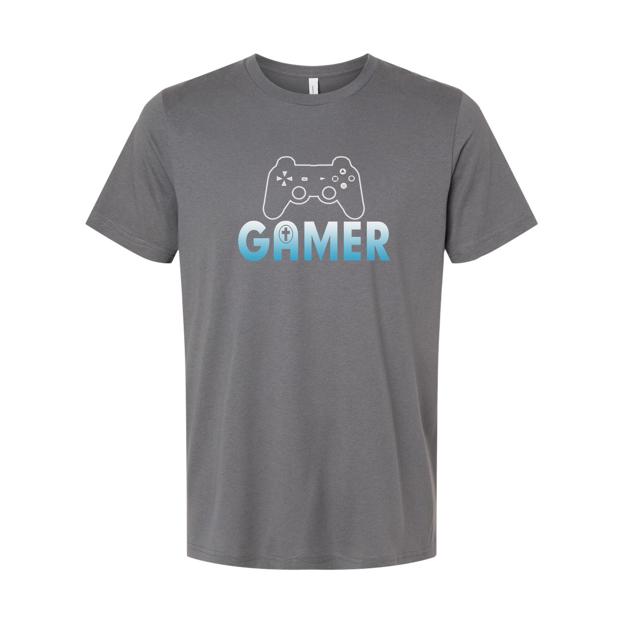 Gamer Graphic Unisex Tee With Controller Outline