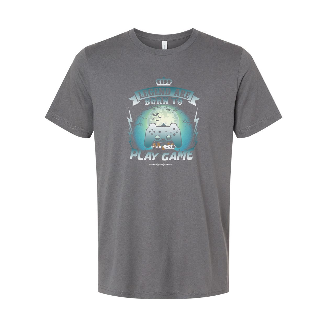 Unisex Gaming Graphic T Shirt With Legend Are Born To Play Game Artwork For Gamers