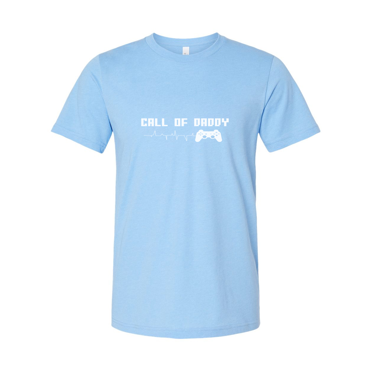 Call Of Daddy Gamer Unisex Short Sleeve T Shirt With Controller Line Art Graphic