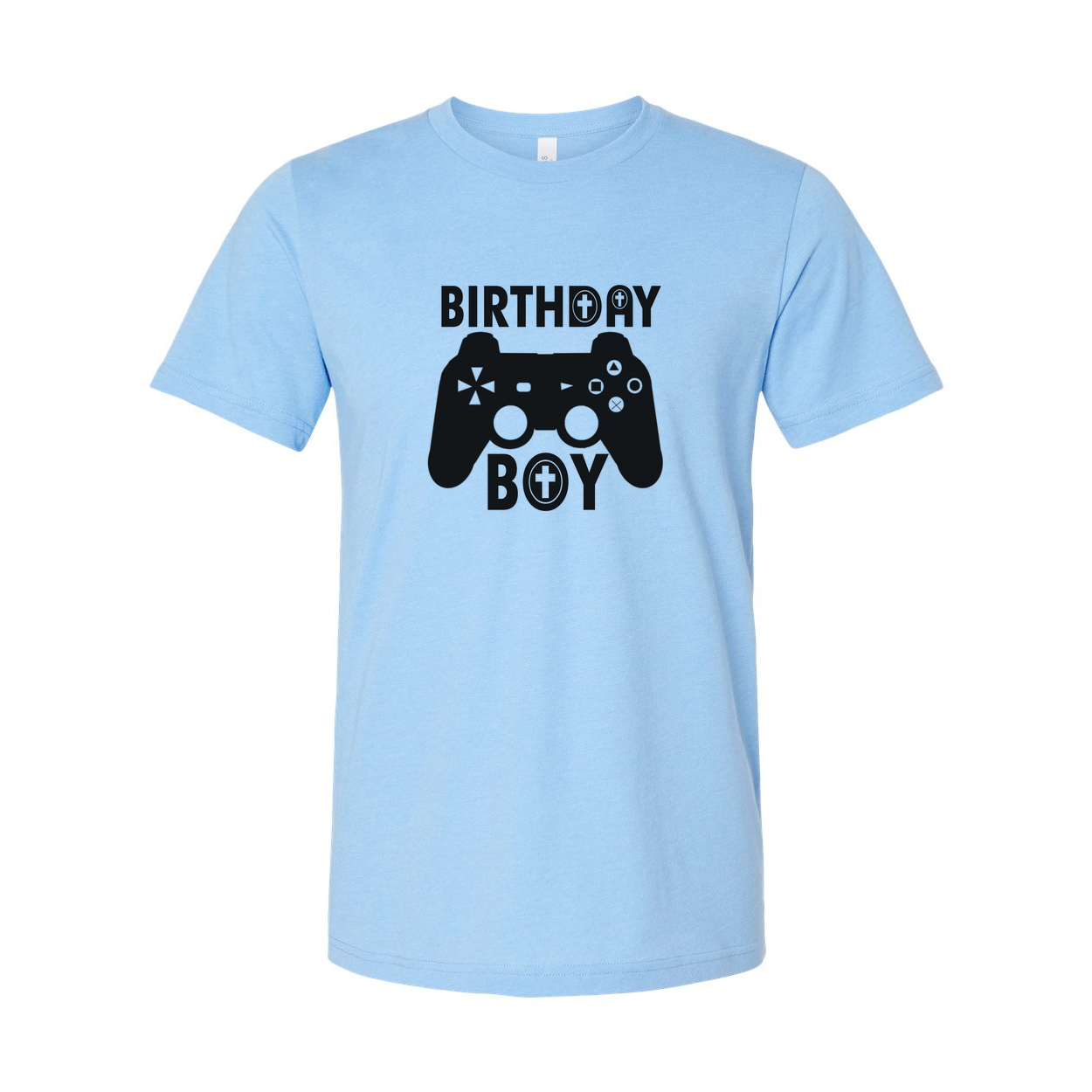 Birthday Boy Gamer Graphic Tee For Unisex Adults Video Game Themed Shirt With Bold Icons