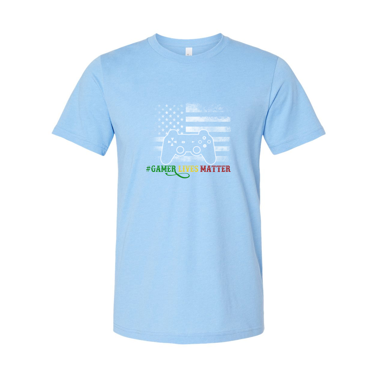 Gamer Lives Matter Graphic T Shirt With Controller Icon For Gamers Unisex Short Sleeve
