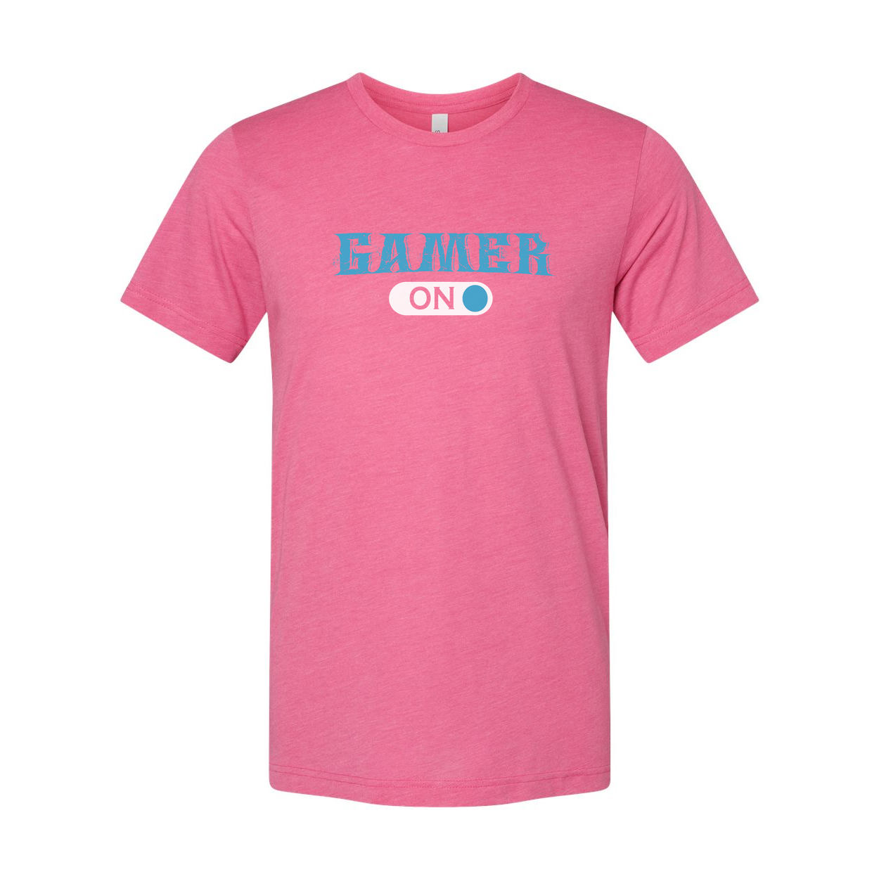 Gamer On Graphic T Shirt For Unisex Short Sleeve Tee With Distressed Logo And Comfortable Fit