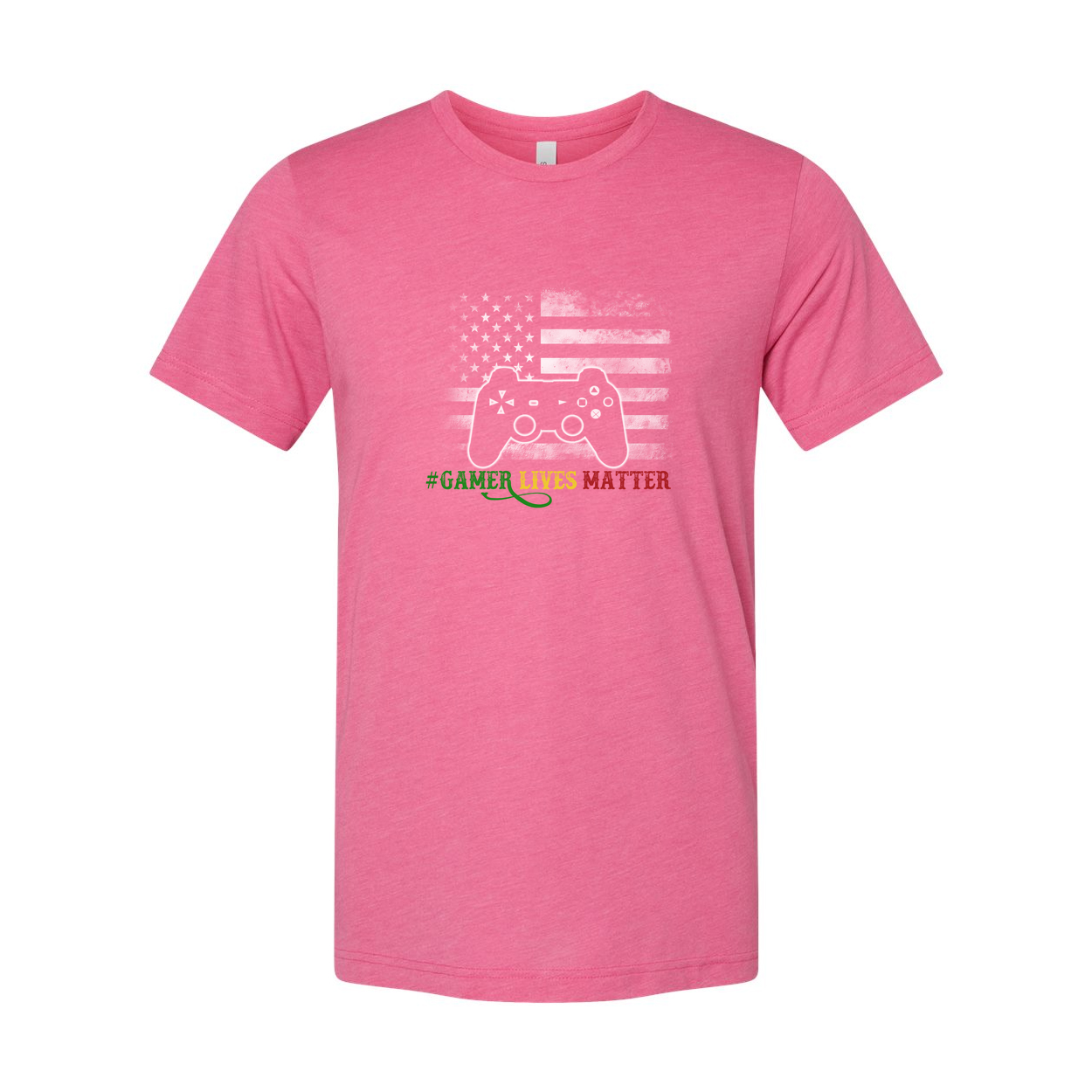 Gamer Lives Matter Graphic T Shirt With Controller Icon For Gamers Unisex Short Sleeve