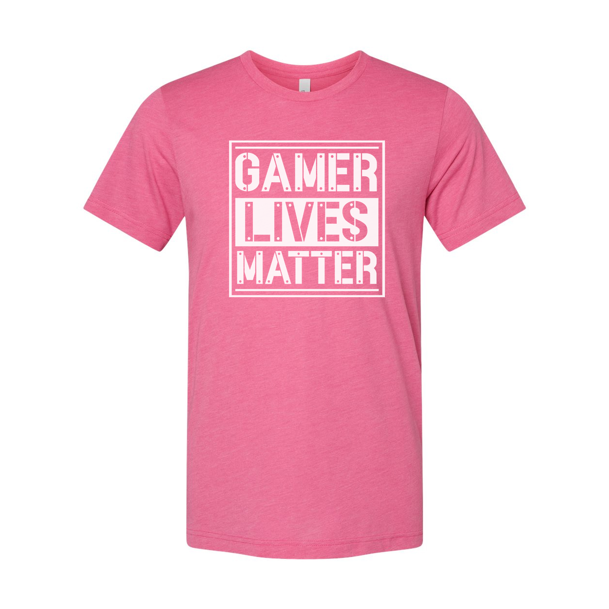 Gamer Lives Matter Graphic Tee For Unisex Adults Casual Short Sleeve Shirt Made With Soft Fabric