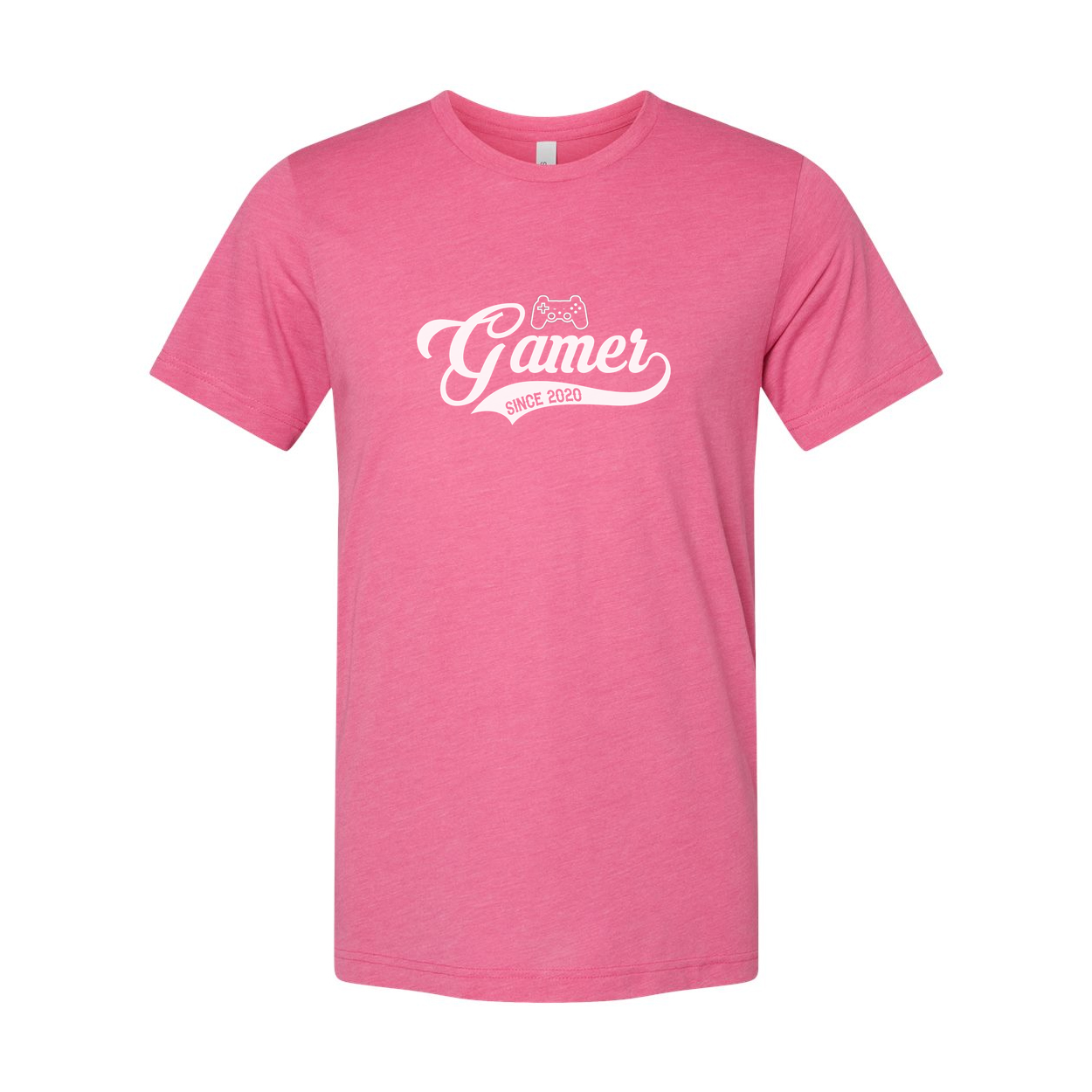 Gamer Logo Graphic T Shirt Unisex Short Sleeve Casual Tee For Gaming Enthusiasts