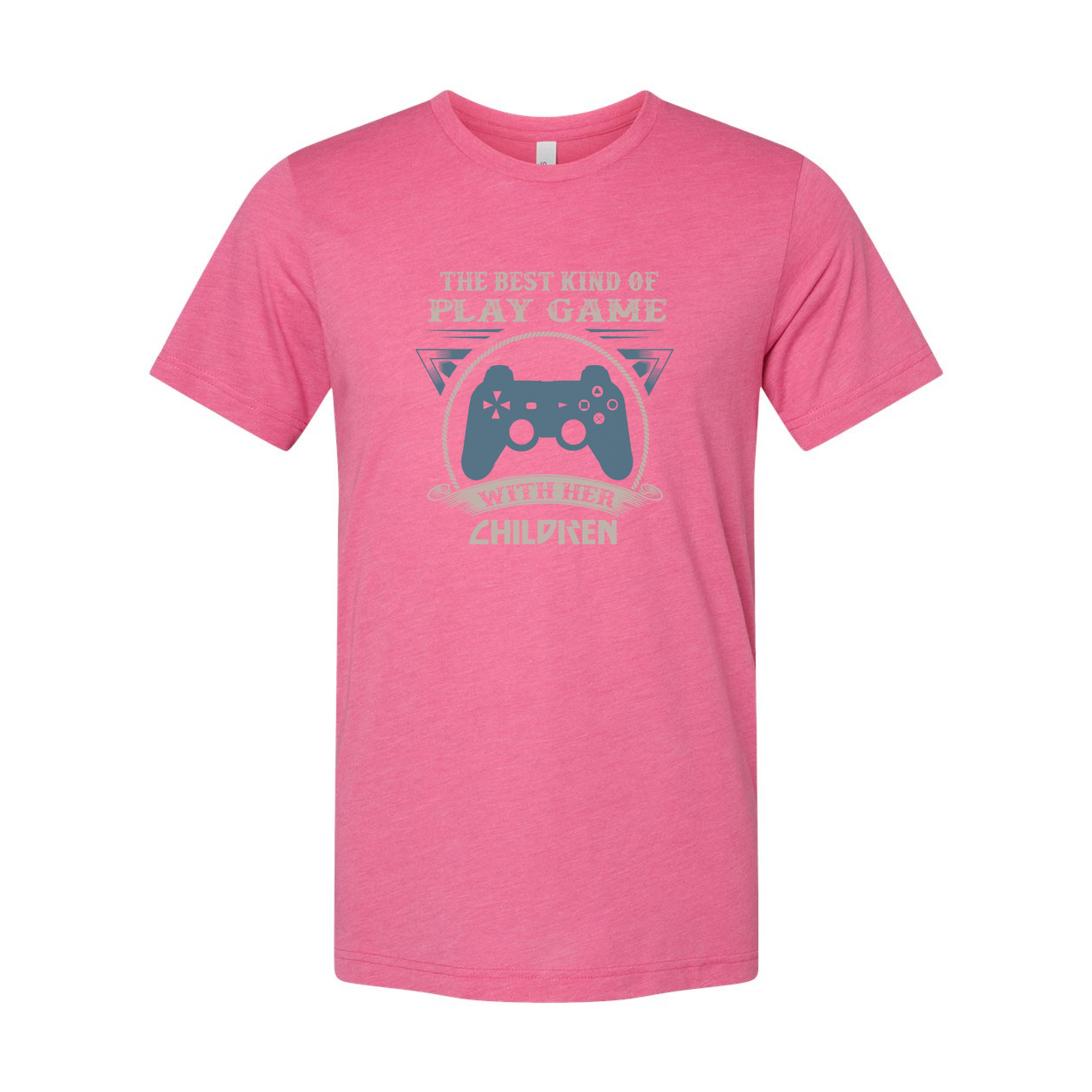 Unisex Gamer T Shirt With Controller Graphic And The Best Kind Of Play Game With Her Children Quote