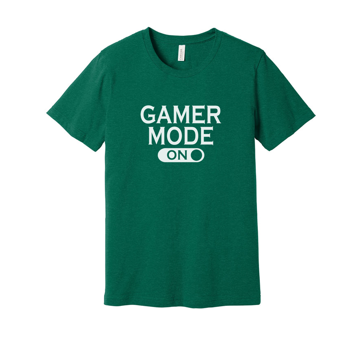Gamer Mode On Graphic T Shirt For Unisex Adults, Casual Short Sleeve Tee For Gamers
