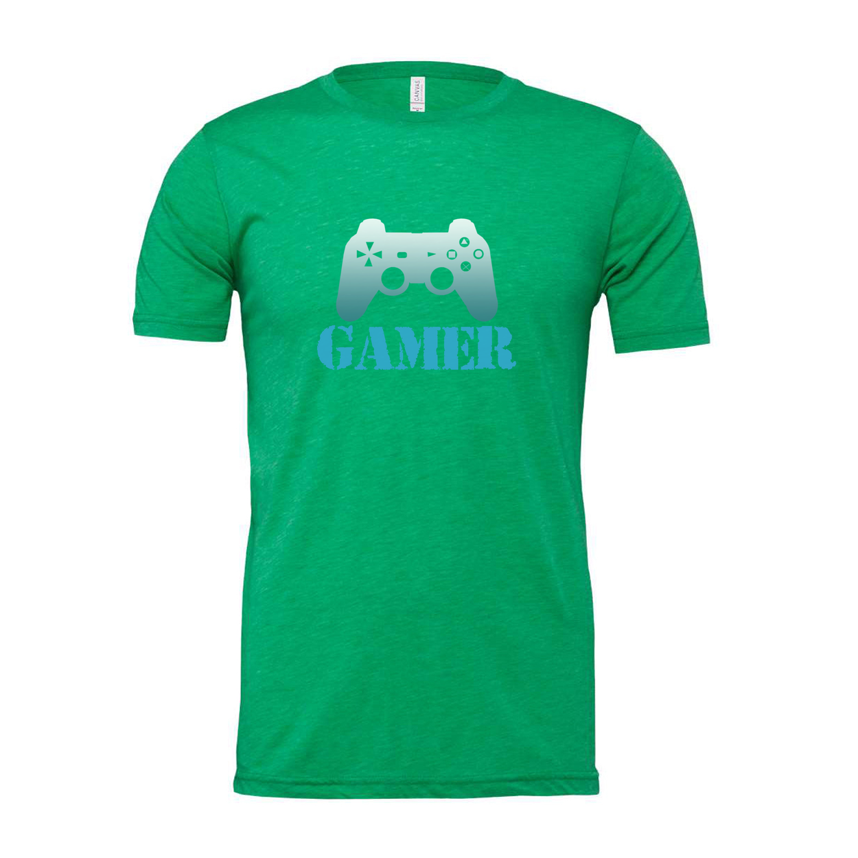 Gamer Graphic Tee With Controller Emblem For Men And Women Unisex Shirt Casual Gaming Apparel