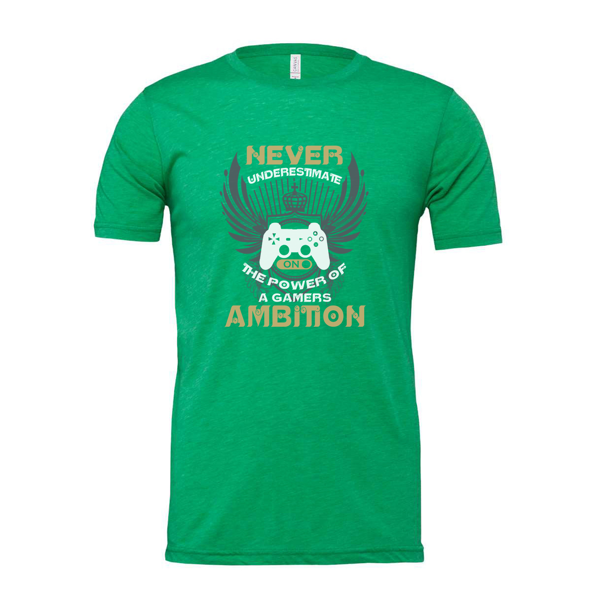 Never Underestimate A Gamer Ambition Graphic Tee