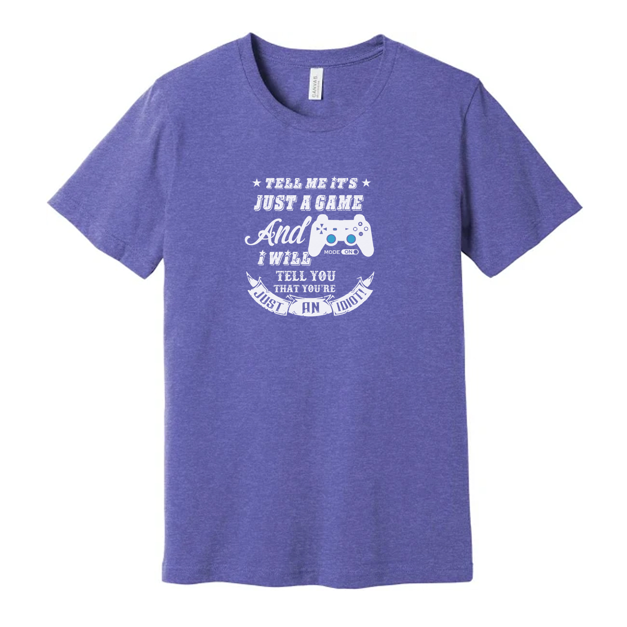 Unisex Gamer Graphic Tee With Controller Design And Humorous Gaming Quote For Men And Women