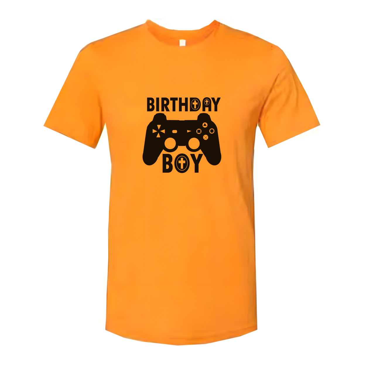Birthday Boy Gamer Graphic Tee For Unisex Adults Video Game Themed Shirt With Bold Icons