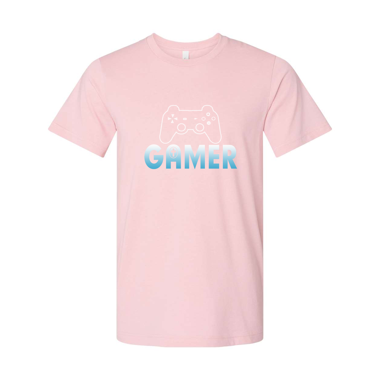 Gamer Graphic Unisex Tee With Controller Outline