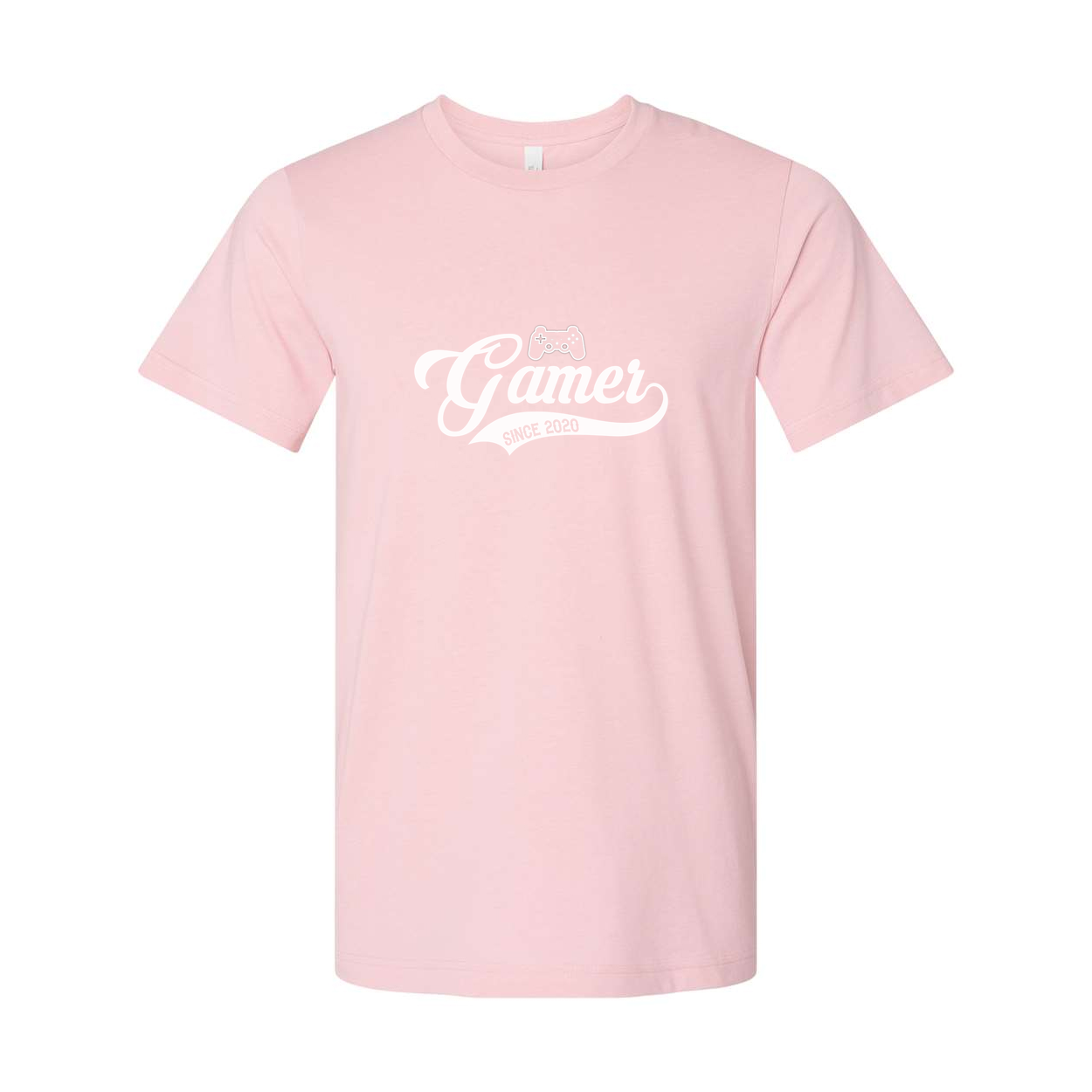 Gamer Logo Graphic T Shirt Unisex Short Sleeve Casual Tee For Gaming Enthusiasts