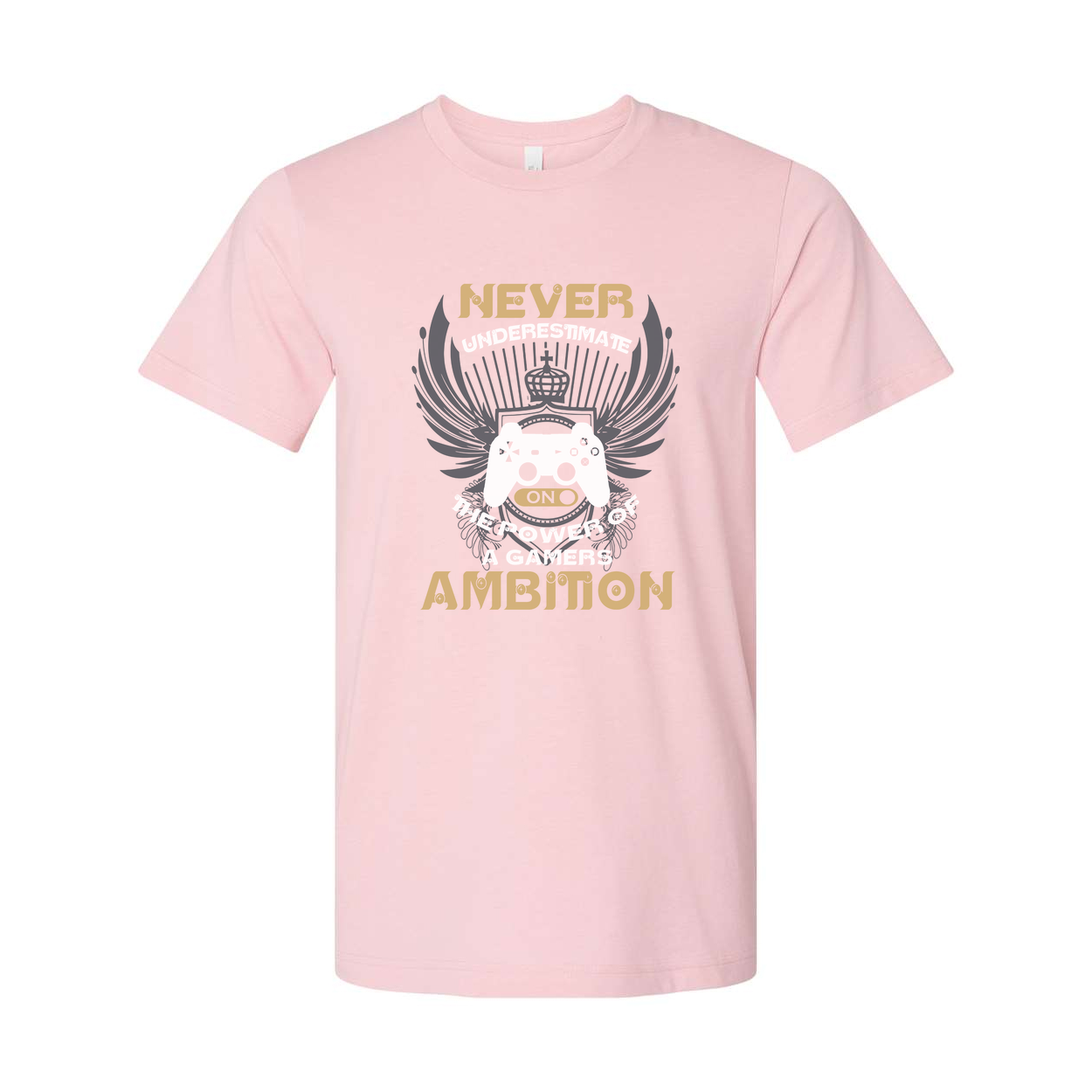 Never Underestimate A Gamer Ambition Graphic Tee