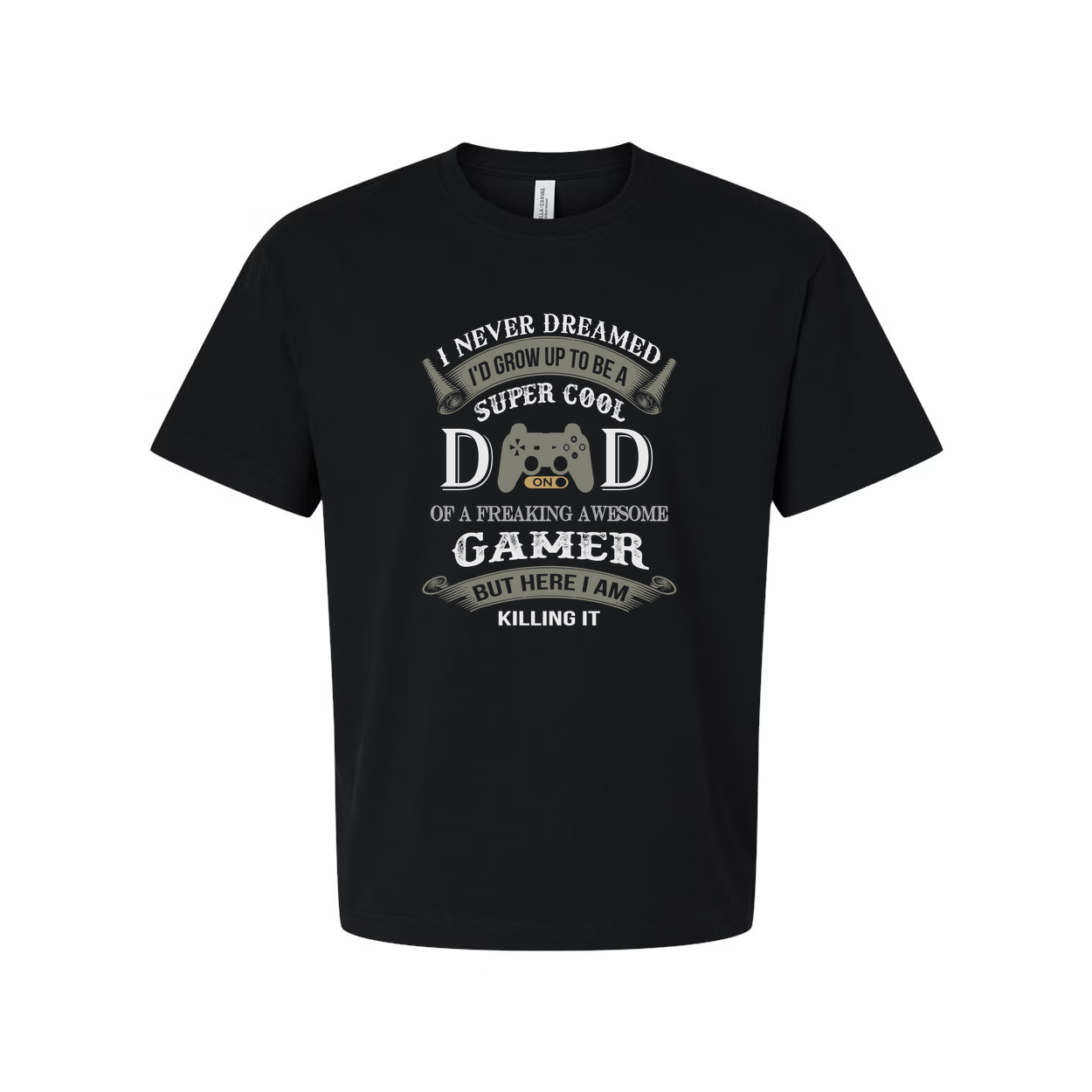 Gamer Dad Unisex T Shirt With Game Controller Graphic For Gaming Enthusiasts And Proud Fathers