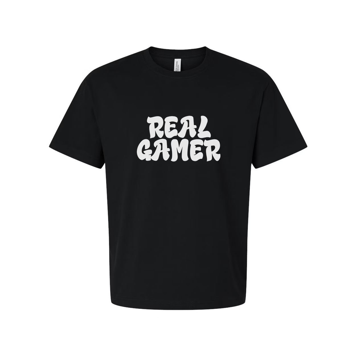 Real Gamer Graphic Tee For Men And Women Unisex Short Sleeve Shirt For Casual Gaming
