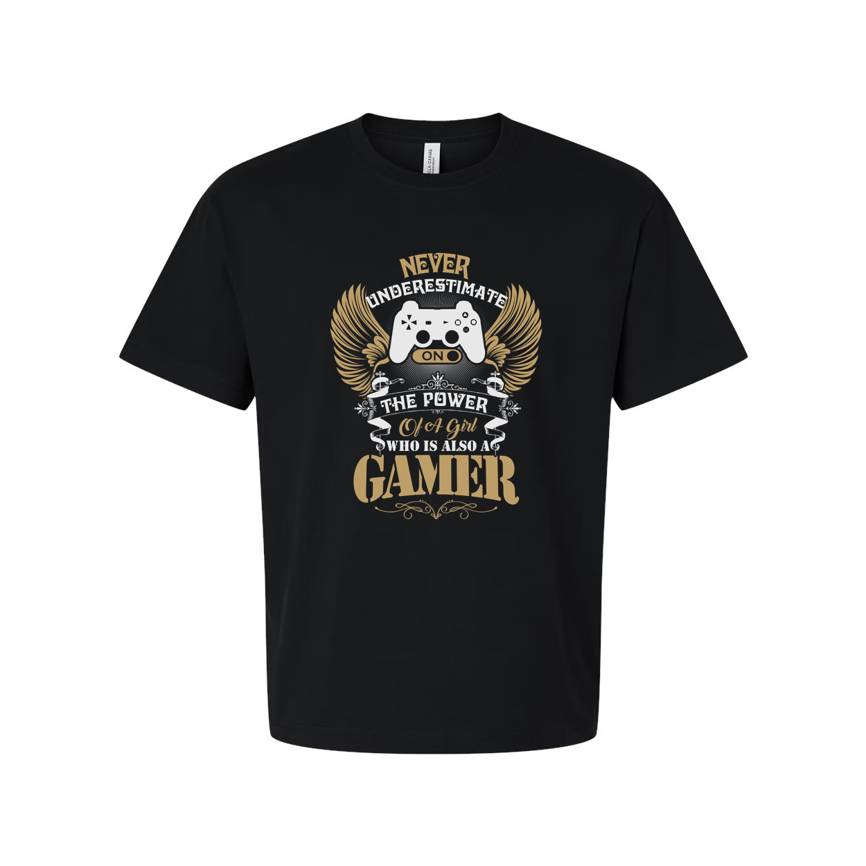 Never Underestimate The Power Of A Gamer Girl Unisex Graphic Tee