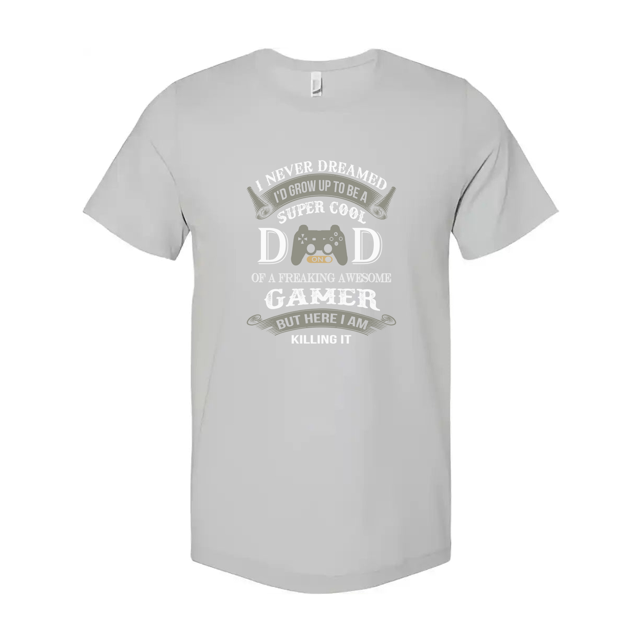 Gamer Dad Unisex T Shirt With Game Controller Graphic For Gaming Enthusiasts And Proud Fathers