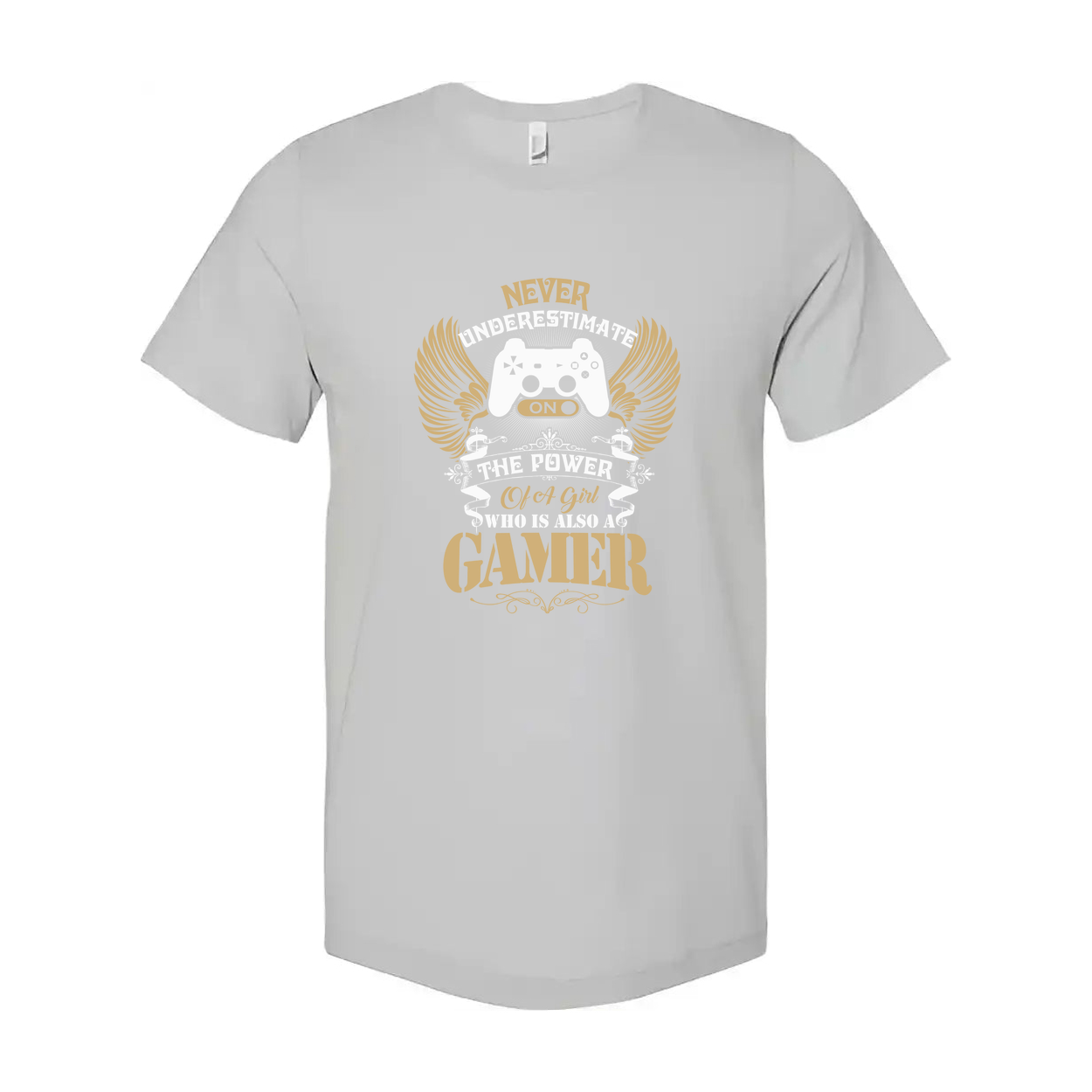 Never Underestimate The Power Of A Gamer Girl Unisex Graphic Tee