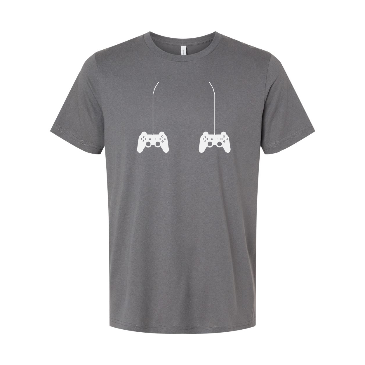 Unisex Gaming T Shirt With Dual Controller Graphic Design For Gamers And Esports Fans