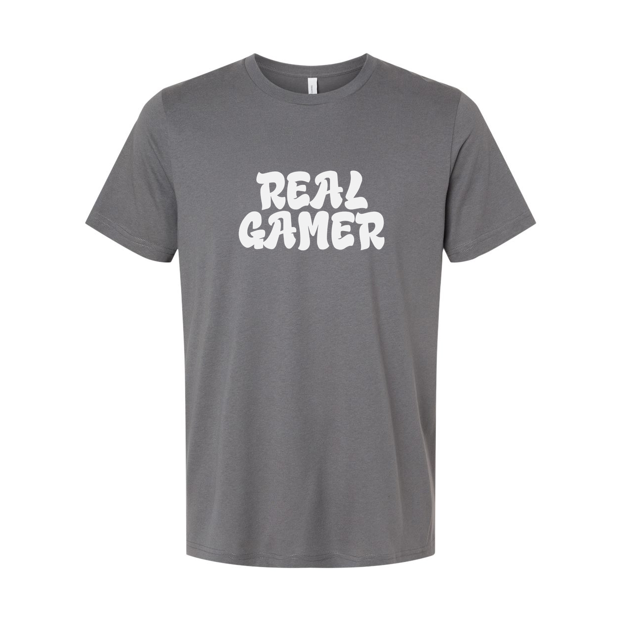 Real Gamer Graphic Tee For Men And Women Unisex Short Sleeve Shirt For Casual Gaming