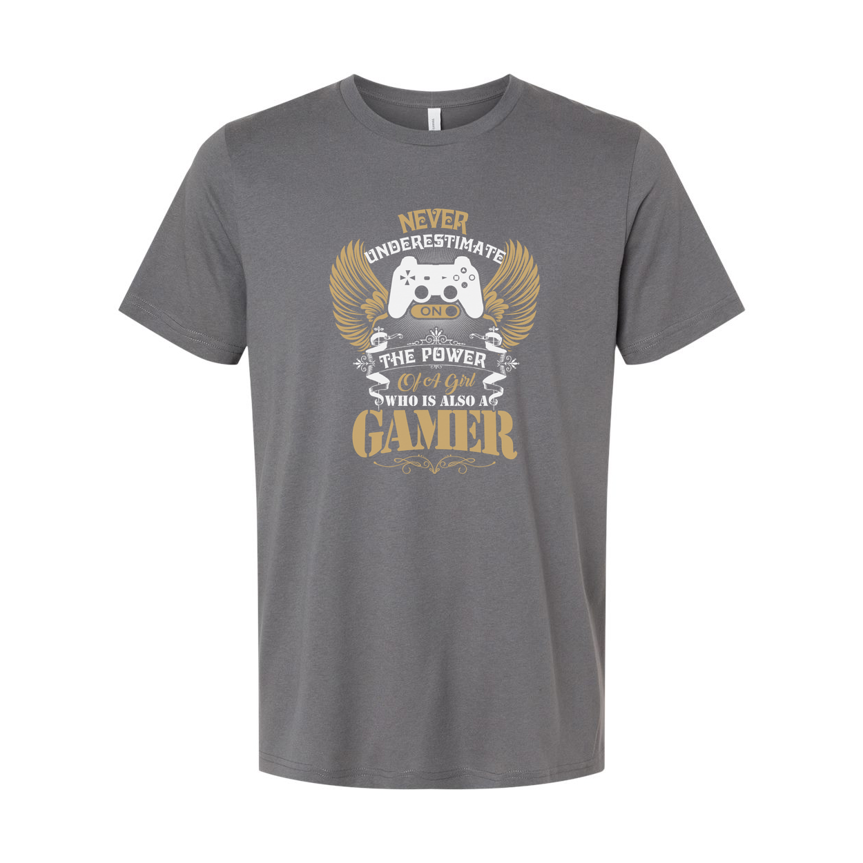 Never Underestimate The Power Of A Gamer Girl Unisex Graphic Tee