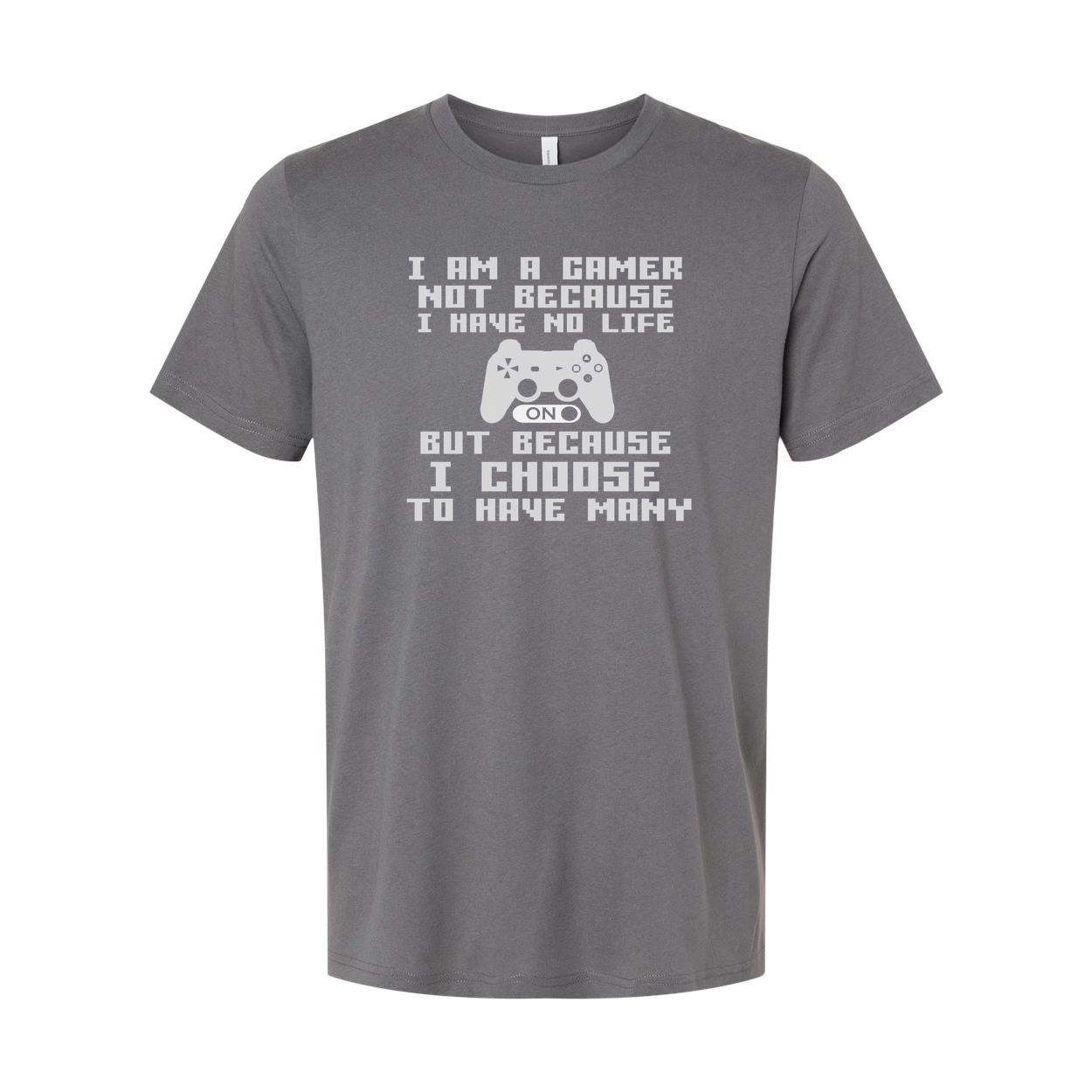 Unisex Gamer Graphic T Shirt With Controller Image And Playful Quote Design For Gamers