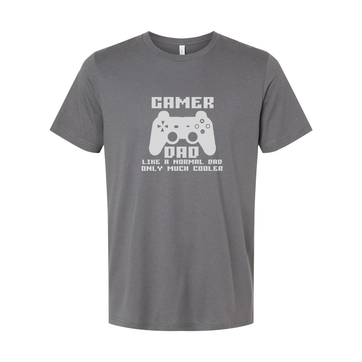 Unisex Gamer Graphic Tee With Console Controller Illustration And Retro Pixel Text Design