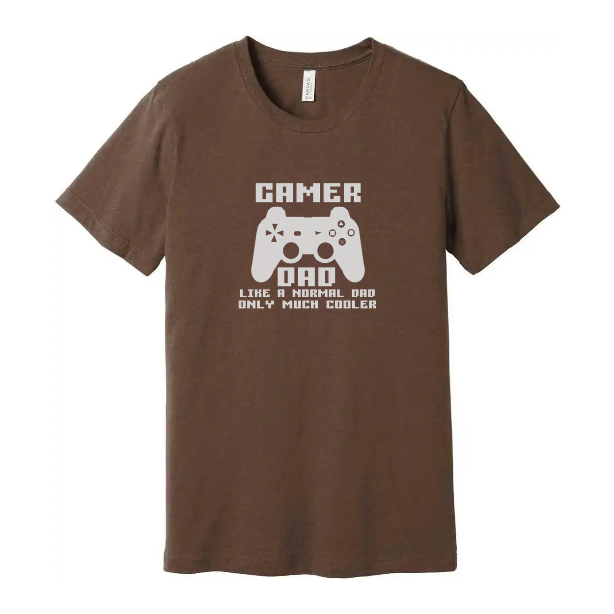 Unisex Gamer Graphic Tee With Console Controller Illustration And Retro Pixel Text Design