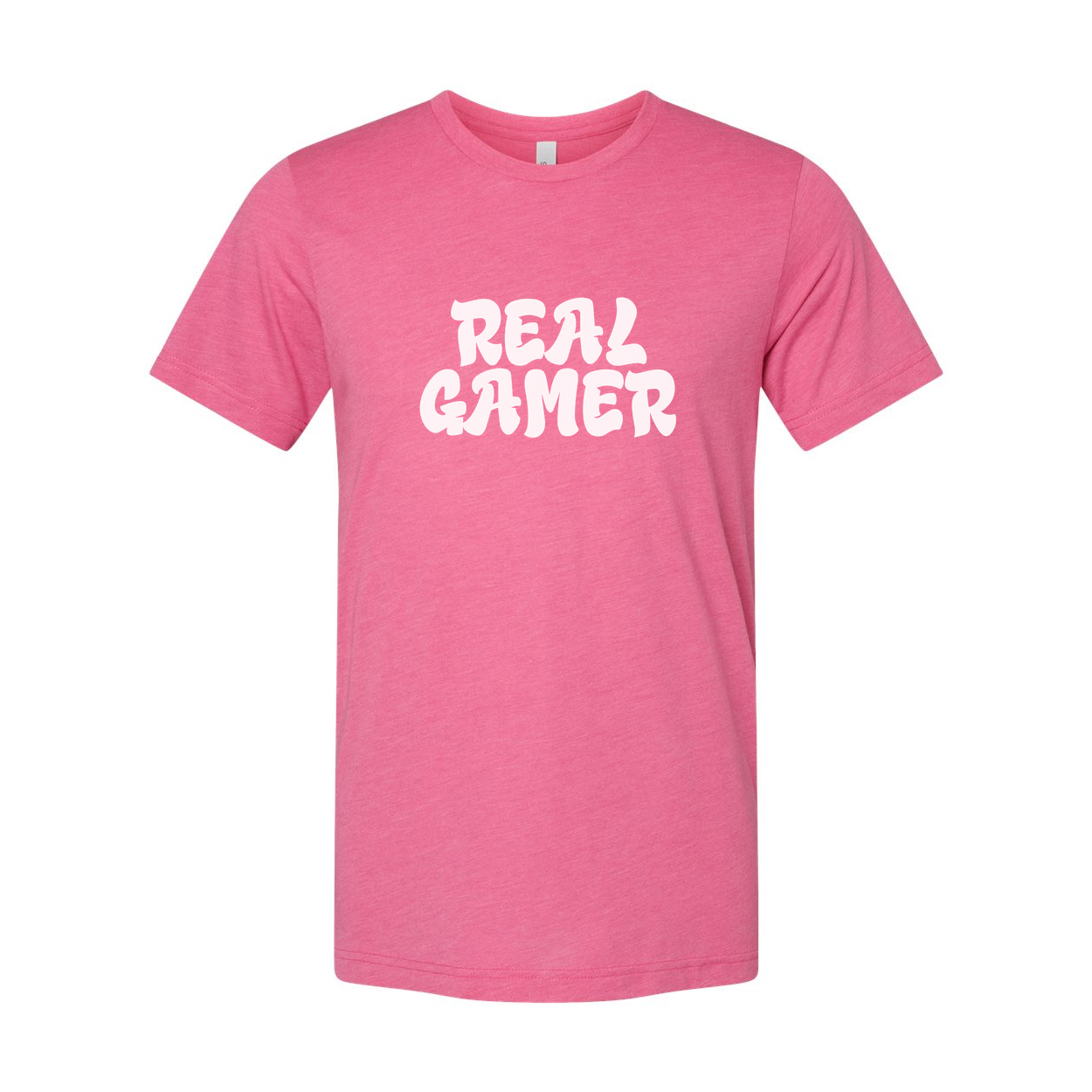 Real Gamer Graphic Tee For Men And Women Unisex Short Sleeve Shirt For Casual Gaming