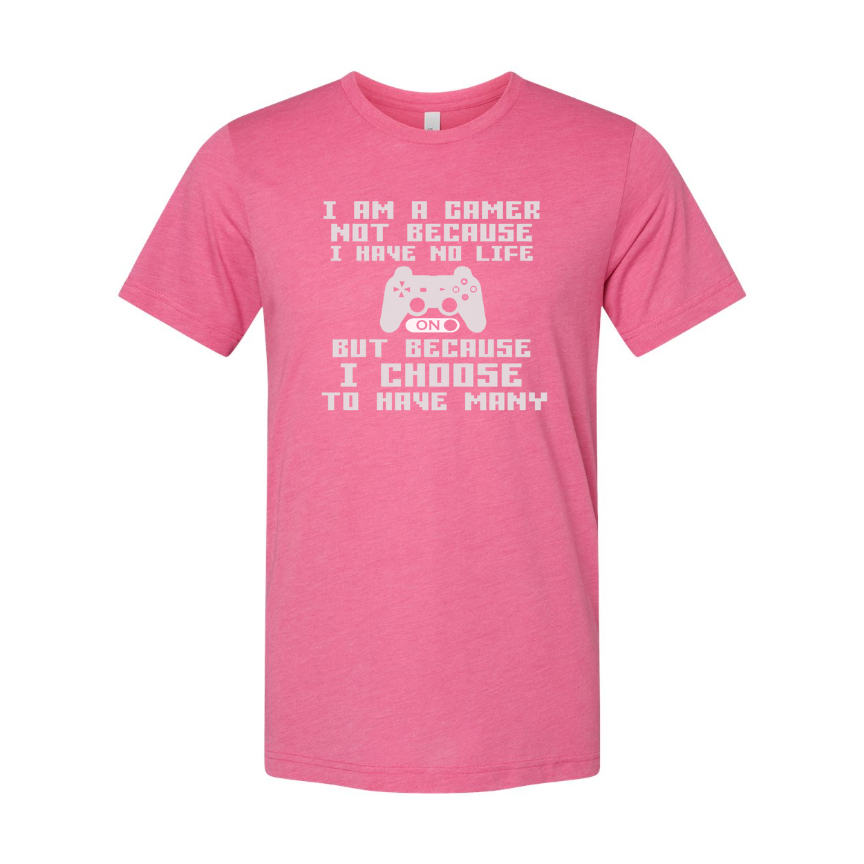 Unisex Gamer Graphic T Shirt With Controller Image And Playful Quote Design For Gamers