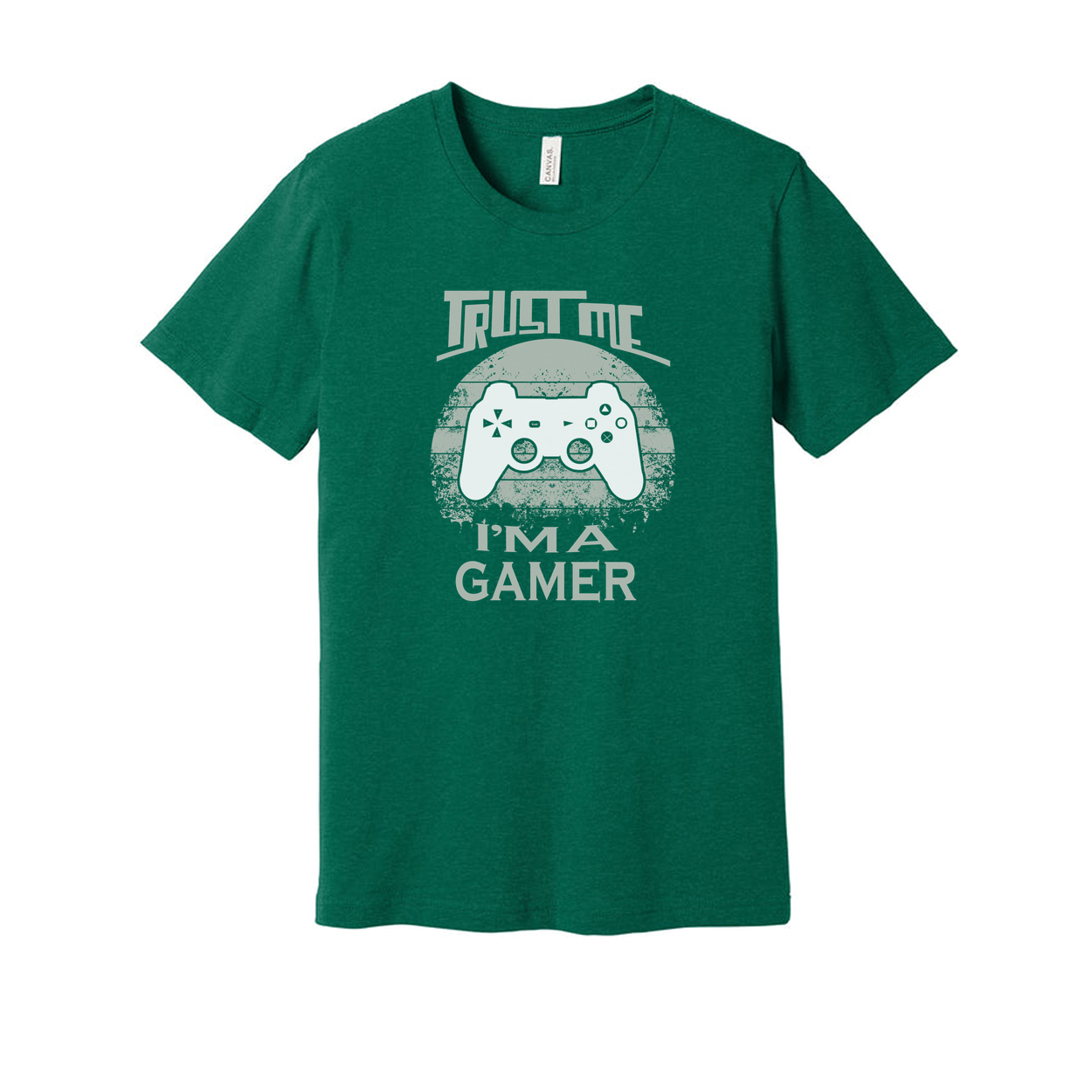 Unisex Trust Me I Am A Gamer Graphic Tee With Controller Emblem For Gamers And Video Game Fans