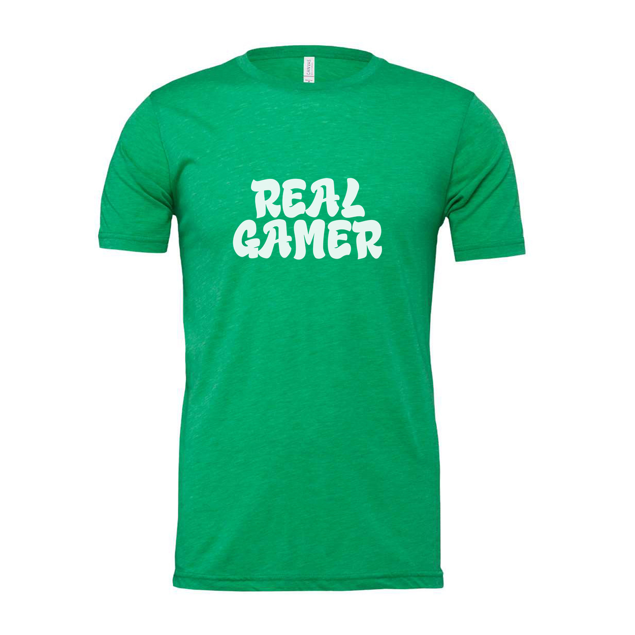 Real Gamer Graphic Tee For Men And Women Unisex Short Sleeve Shirt For Casual Gaming