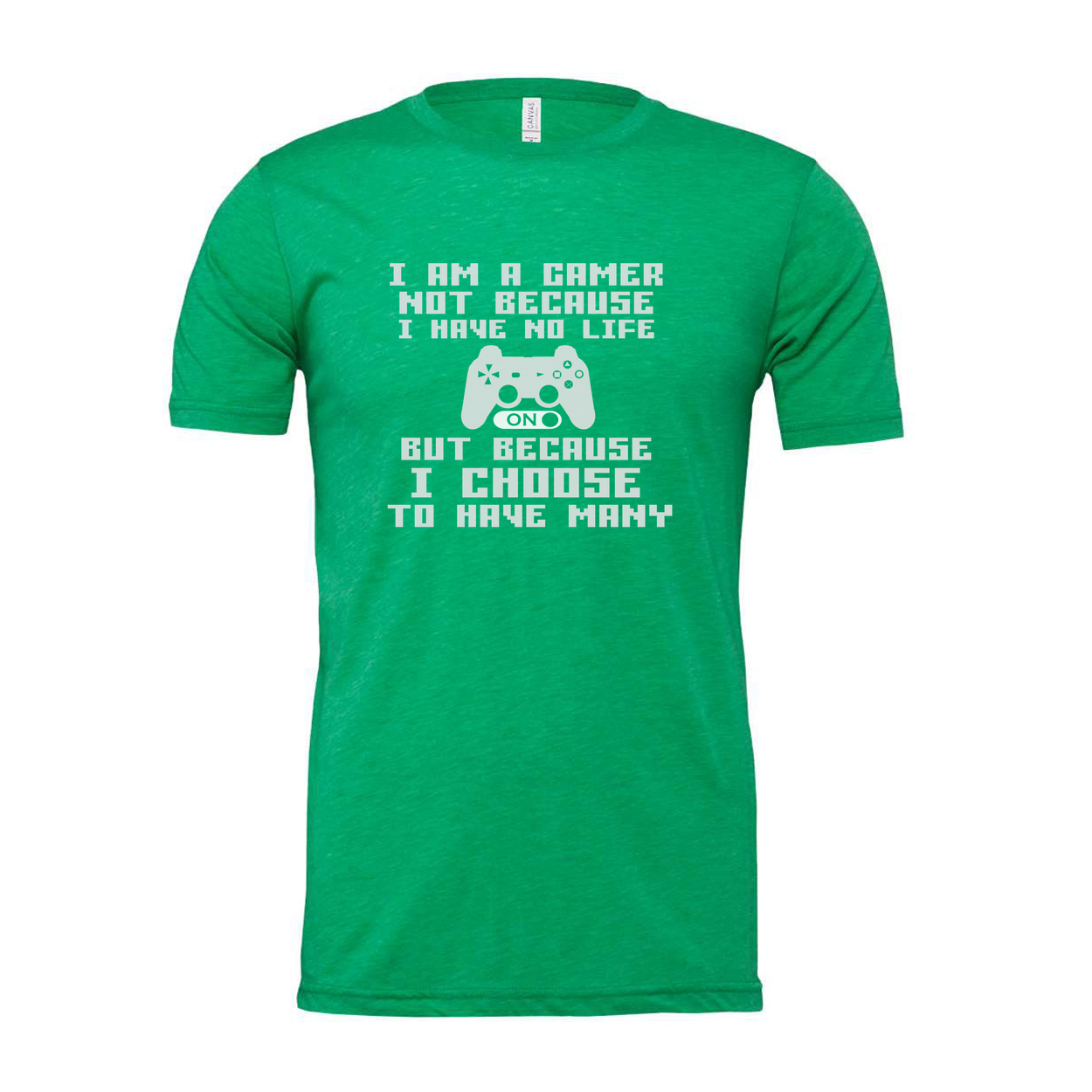 Unisex Gamer Graphic T Shirt With Controller Image And Playful Quote Design For Gamers