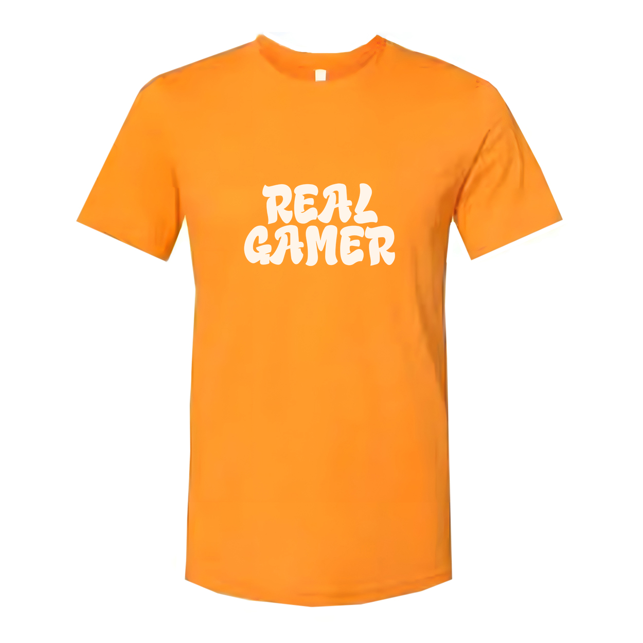 Real Gamer Graphic Tee For Men And Women Unisex Short Sleeve Shirt For Casual Gaming