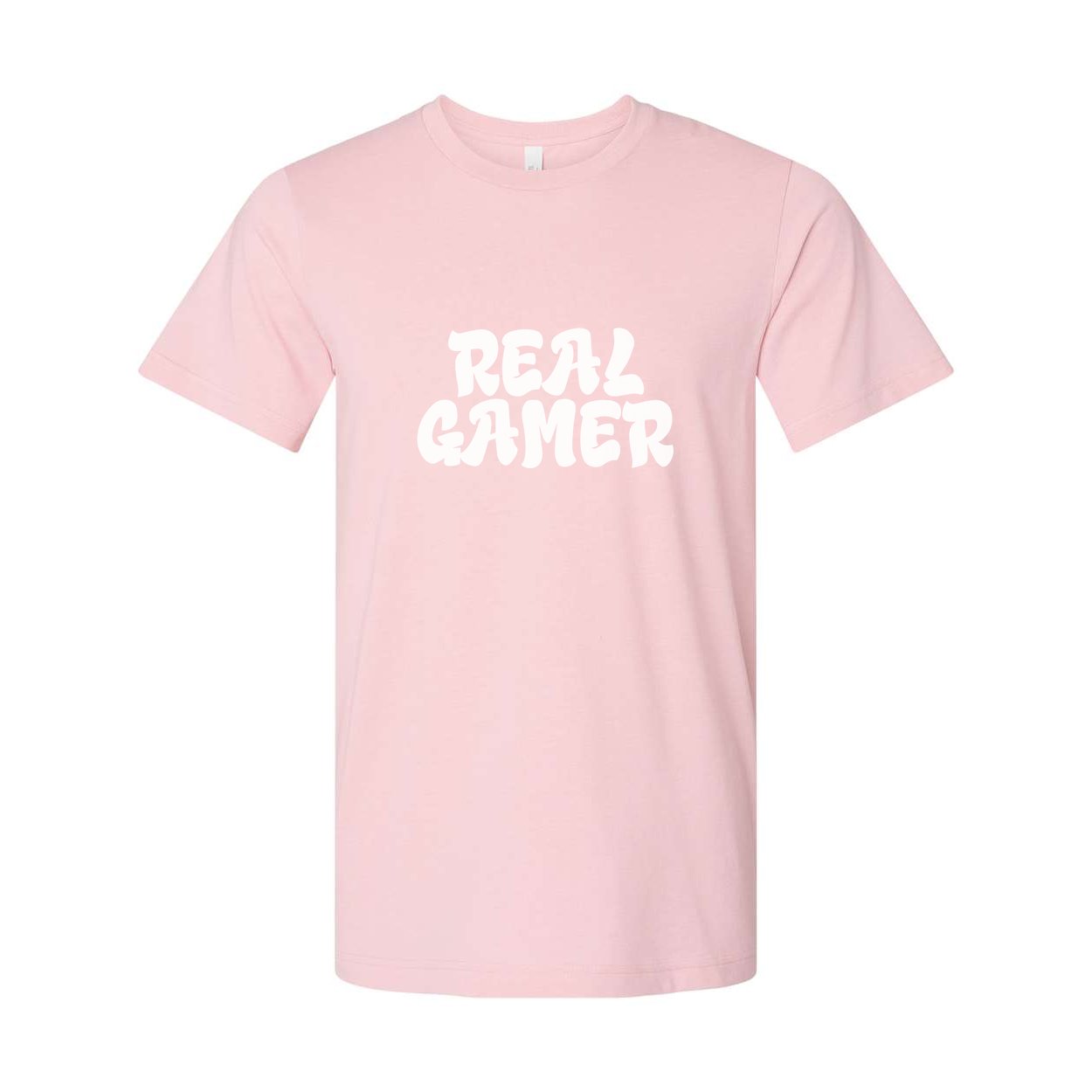 Real Gamer Graphic Tee For Men And Women Unisex Short Sleeve Shirt For Casual Gaming