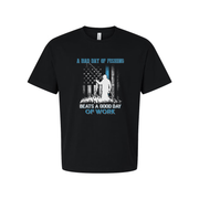 Unisex Fishing Themed Graphic T Shirt Slogan A Bad Day Of Fishing Beats A Good Day Of Work