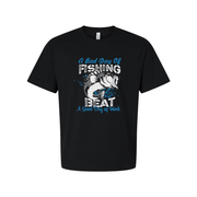 Unisex Fishing Graphic Tee With The Quote A Bad Day Of Fishing Beats A Good Day Of Work