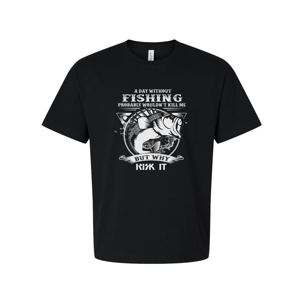 Fishing Graphic Unisex T Shirt With Humorous Fish Design