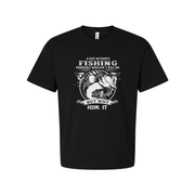 Fishing Graphic Unisex T Shirt With Humorous Fish Design