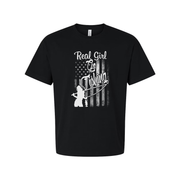 Real Girl Fishing Graphic Tee For Men Women Unisex Short Sleeve Shirt Soft Material Comfort Fit