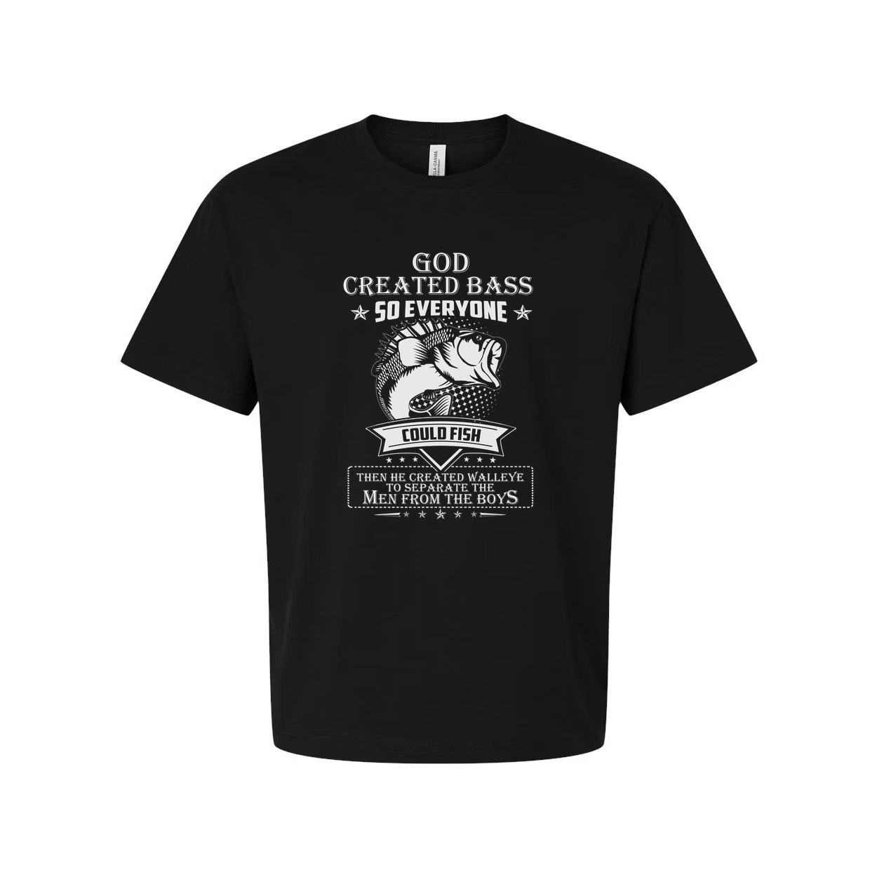 Unisex Fishing T Shirt With Bass Graphic And Outdoor Adventure Print Perfect For Anglers