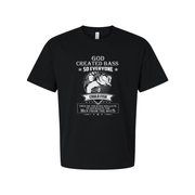 Unisex Fishing T Shirt With Bass Graphic And Outdoor Adventure Print Perfect For Anglers