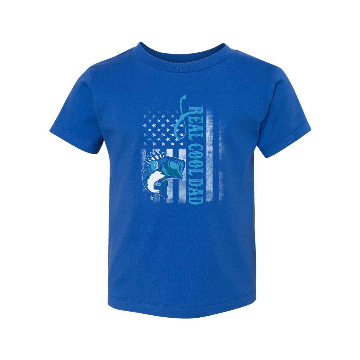 Real Cool Dad Fishing Graphic Tee For Men And Women Unisex Comfortable Short Sleeve Shirt